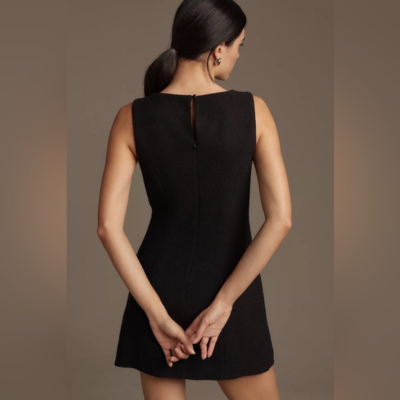 REFORMATION Citron Black Mini Dress 4 - Picture 3 of 9